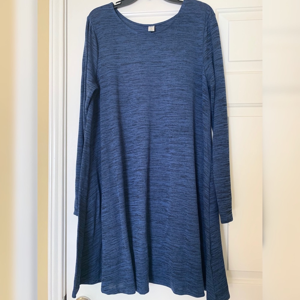 Blue and black Old Navy dress